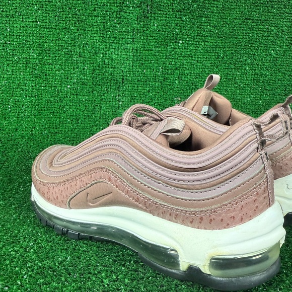 Nike Air Max 97 Taupe Rose Gold Sneakers – Size 6.5 - Picture 4 of 14